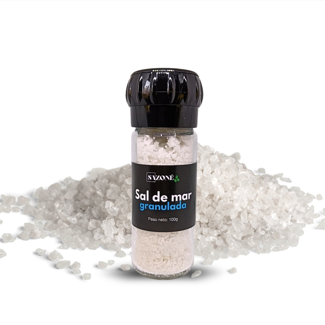 sal de mar granulada
