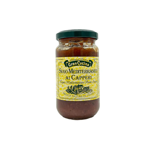Salsa Mediterránea con Alcaparras Gran Cucina - 180 gr