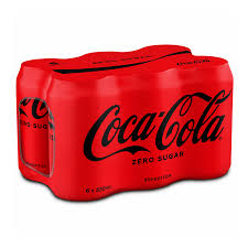 coca cola zero lata six pack