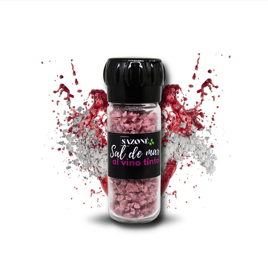 sal de mar / vino tinto